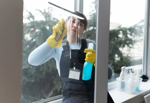 Nettoyage de vitres intérieures et extérieures à Fleury-la-Vallée